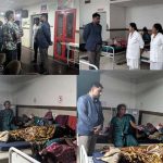 कलेक्टर ने आधी रात को जिला अस्पताल का किया औचक निरीक्षण