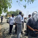 लोक निर्माण विभाग के सचिव ने सड़कों का काम देखा