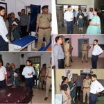 कलेक्टर-एसएससपी ने लिया परीक्षा केन्द्रों में व्यवस्था का जायजा