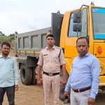 अवैध रेत उत्खनन एवं भंडारण पर खनिज विभाग की बड़ी कार्रवाई