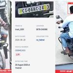 ई-चालान से बचने के लिए नंबर प्लेट से छेड़छाड़ पड़ी भारी,1,500 का कटा चालान