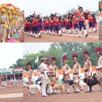 घुड़सवारों के साहस, महिला बैग पाईपर बैंड की लय और श्वान दल के रोमांचक प्रदर्शन