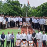 पाटन तहसील कार्यालय में हर्षोल्लास के साथ मनाया गया आजादी का पर्व