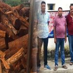 खैर लकड़ी का अवैध तस्करी का पर्दाफाश