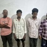 दुष्कर्म के चार आरोपी को पुलिस ने किया गिरफ्तार
