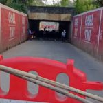 चंद्रामोर्या अंडरब्रिज आवागमन बंद