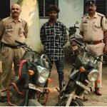 राजनांदगांव में आदतन बाइक चोर गिरफ्तार