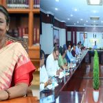 राष्ट्रपति द्रौपदी मुर्मू के छत्तीसगढ़ प्रवास की तैयारियों के संबंध में लोकभवन में बैठक